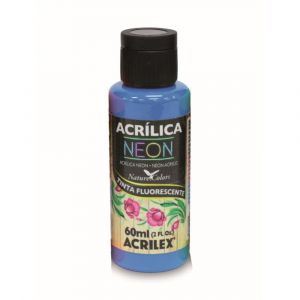 Tinta Acrílica Neon Acrilex 60ml - Azul 109