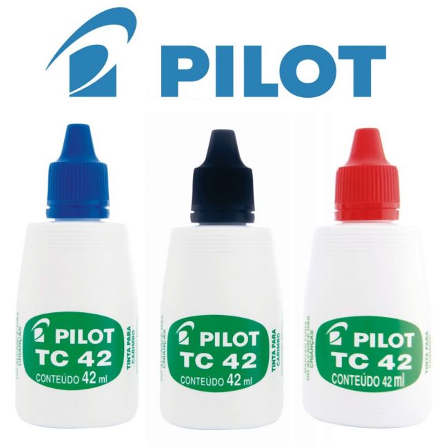 Tinta de Almofada Para Carimbo Pilot TC 42ml (Unidade)