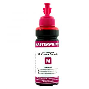 Refil de Tinta para Impressora Bulk Ink HP Vivera Corante R-HP100M 100ml - Magenta