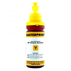 Refil de Tinta para Impressora Bulk Ink HP Vivera Corante R-HP100Y 100ml - Amarelo