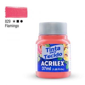 Tinta para Tecido Fosca 37ml - Tons de Rosa (Unidade)