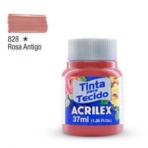 Tinta para Tecido Fosca 37ml - Tons de Rosa (Unidade)