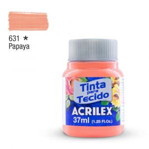 Tinta para Tecido Fosca 37ml - Tons Alaranjados