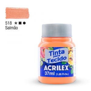 Tinta para Tecido Fosca 37ml - Tons Alaranjados