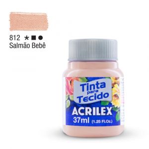 Tinta para Tecido Fosca 37ml - Tons Alaranjados