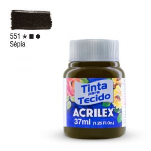 Tinta para Tecido Fosca 37ml - Tons de Marrom e Bege (Unidade)