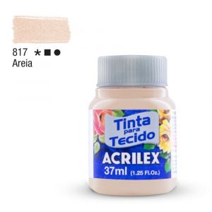 Tinta para Tecido Fosca 37ml - Tons de Marrom e Bege (Unidade)