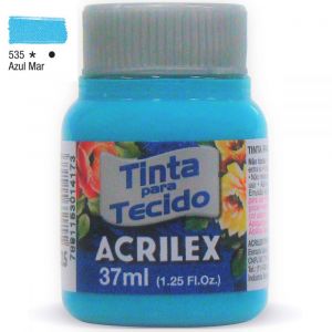 Tinta para Tecido Fosca 37ml - Tons de Azul