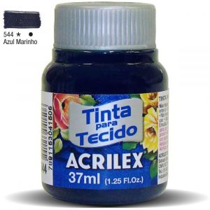 Tinta para Tecido Fosca 37ml - Tons de Azul