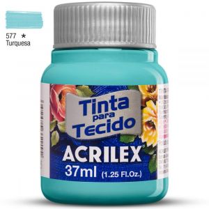 Tinta para Tecido Fosca 37ml - Tons de Azul