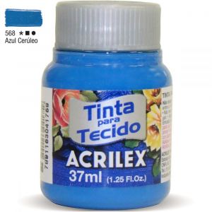 Tinta para Tecido Fosca 37ml - Tons de Azul