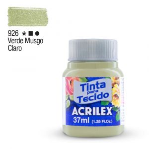 Tinta para Tecido Fosca 37ml - Tons de Verde (Unidade)