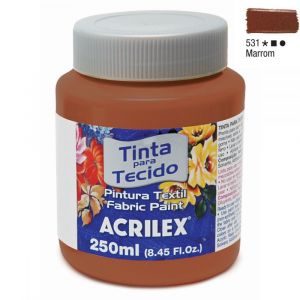 Tinta para Tecido Fosca Acrilex 250ml (Unidade)