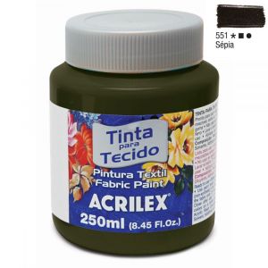 Tinta para Tecido Fosca Acrilex 250ml (Unidade)