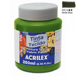 Tinta para Tecido Fosca Acrilex 250ml (Unidade)