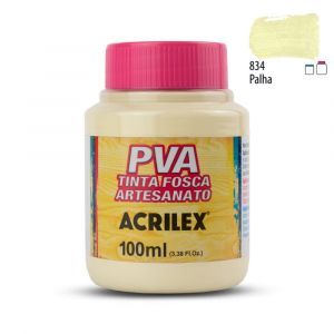 Tinta PVA Fosca Acrilex 100ml Tons de Amarelo e Laranja (Unidade)