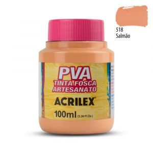 Tinta PVA Fosca Acrilex 100ml - Tons de Rosa e Lilás (Unidade)