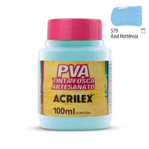 Tinta PVA Fosca Acrilex 100ml Tons de Azul (Unidade)