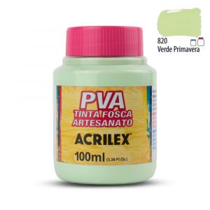 Tinta PVA Fosca Acrilex 100ml Tons de Verde (Unidade)