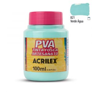 Tinta PVA Fosca Acrilex 100ml Tons de Verde (Unidade)