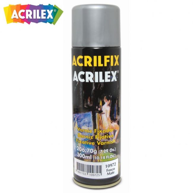 Verniz Fixador Spray Aerossol Acrilfix 300ml - Fosco